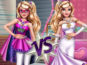 Superhero Vs Princess - Jeu de Dress-up en Ligne Gratuit