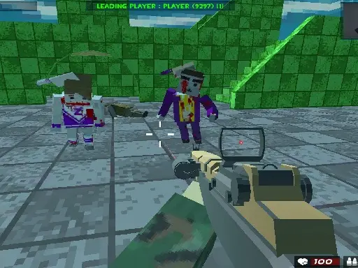 Survival Shooting Xtreme Crazy Pixel Combat لعبة إطلاق نار مجانية للعب أونلاين