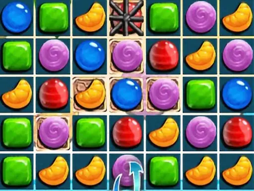 Sweet Candy Match 3 - Jogo de Combinação de Doces Grátis
