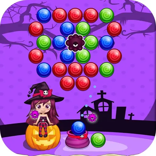 Sweet Helloween Bubble Shooter - Jeu en ligne gratuit