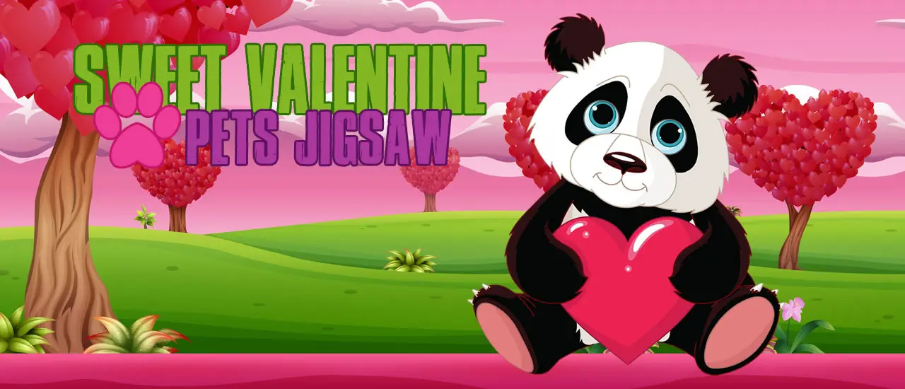 Sweet Valentine Pets Jigsaw