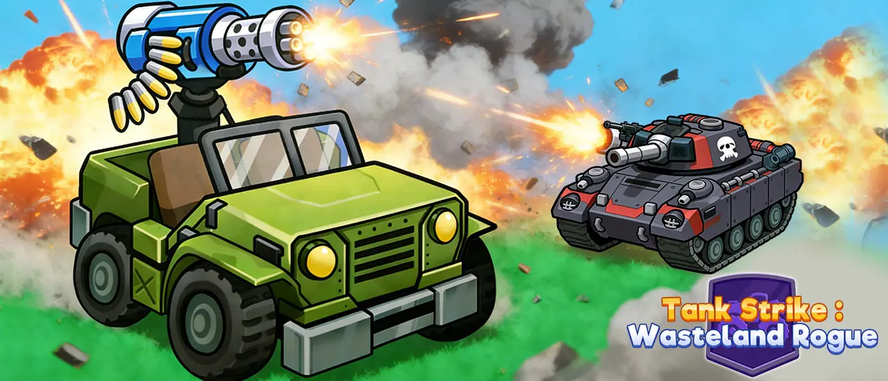 لعب لعبة Tank Strike Wasteland Rogue مجانًا عبر الإنترنت