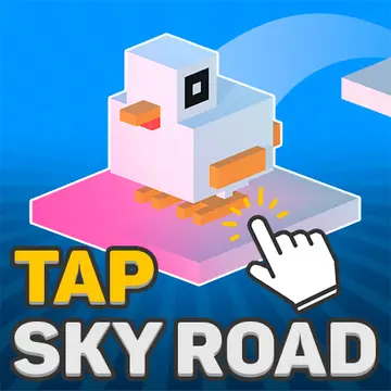 Tap Sky Road - Jeu de course en ligne gratuit pour jouer