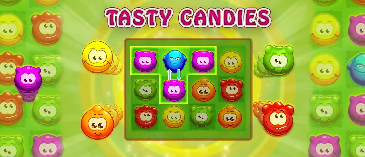 Tasty Candies - Juego de Match 3 Gratis para Farm Land