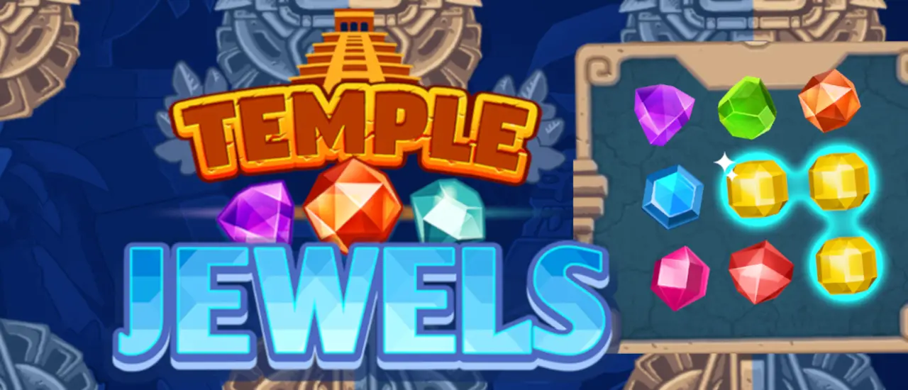 Temple Jewels - Jogo Match-3 Online Grátis