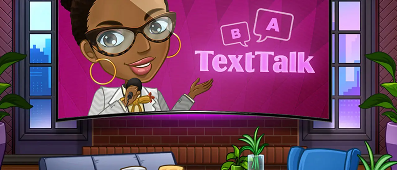 Text Talk لعبة الكلمات المتقاطعة المجانية للعب أونلاين