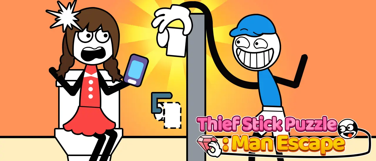 Thief Stick Puzzle: Man Escape – Kostenloses Denkspiel online spielen