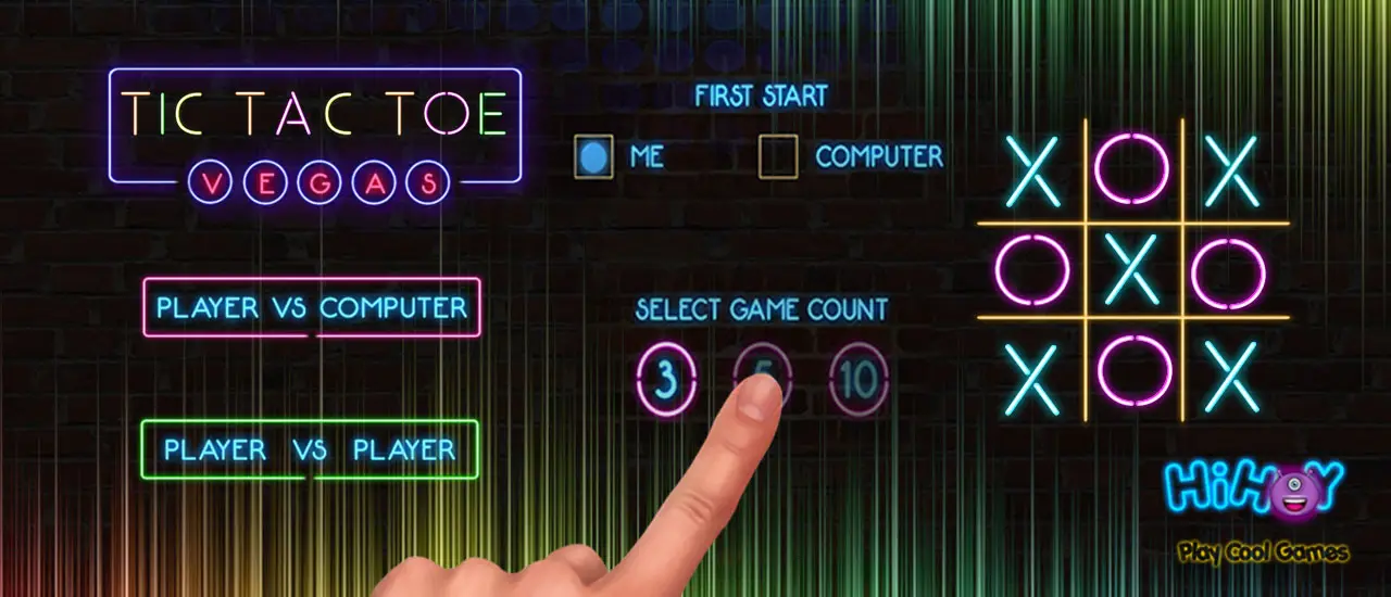 Tic Tac Toe Vegas - Jugar Juego de Tres en Línea Gratis