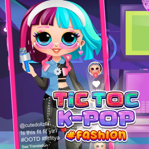 Tictoc KPOP Fashion: Juego para Vestir y Crear Estilo Online Gratis