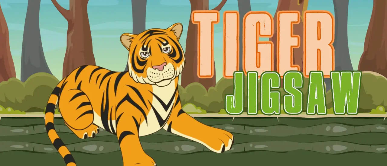 Tiger Jigsaw - Play Online Puzzle Game for Relaxing Fun