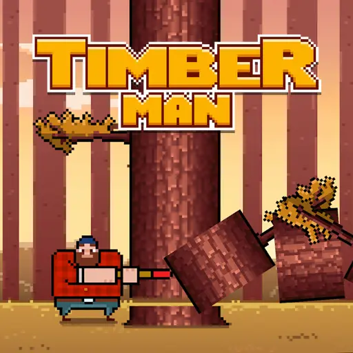 Timberman - Jeu d'adresse et de coupe de bois gratuit