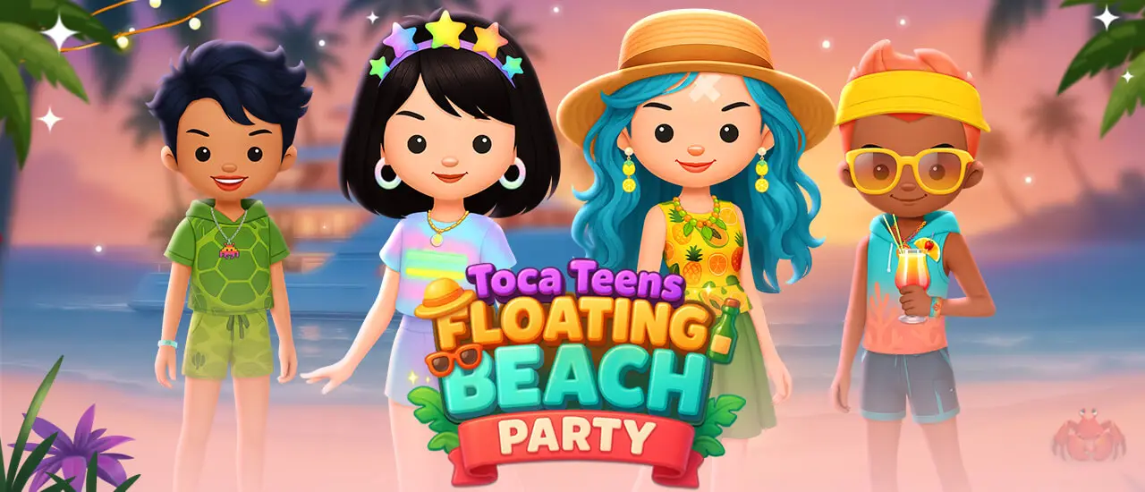 لعبة Toca Teens Floating Beach Party للعب أونلاين ومجانا