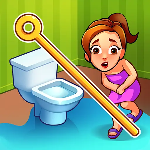 Toilet Pin - Puzzle Spiel kostenlos online spielen