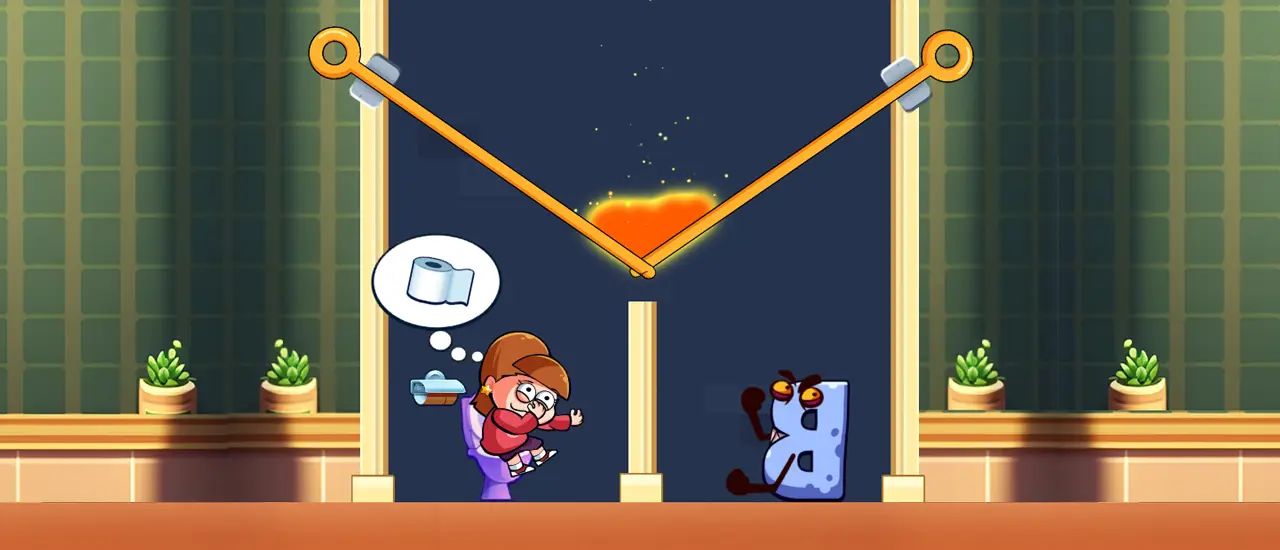 Toilet Pin - Puzzle Spiel kostenlos online spielen