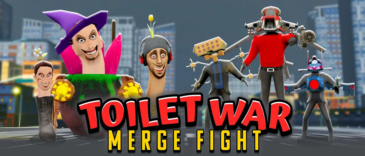 Toilet War: Merge Skibidi - Juego de Estrategia Gratis para Jugar