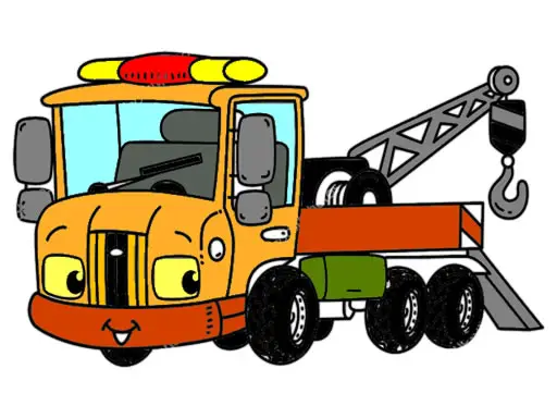 Tow Trucks Coloring - Malspiel für Kinder & Erwachsene kostenlos online spielen