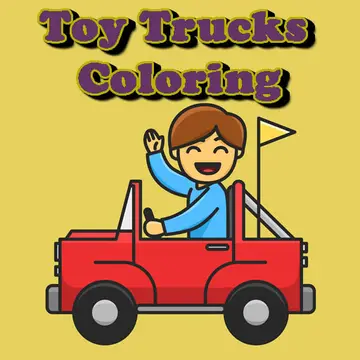 Toy Trucks Coloring - Ücretsiz Çocuk Boyama Oyunu