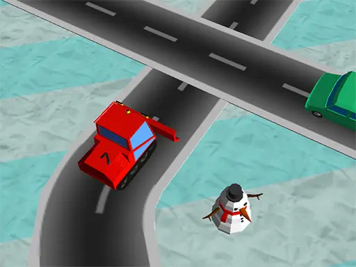 Traffic Run Christmas - Jeu de course en ligne gratuit