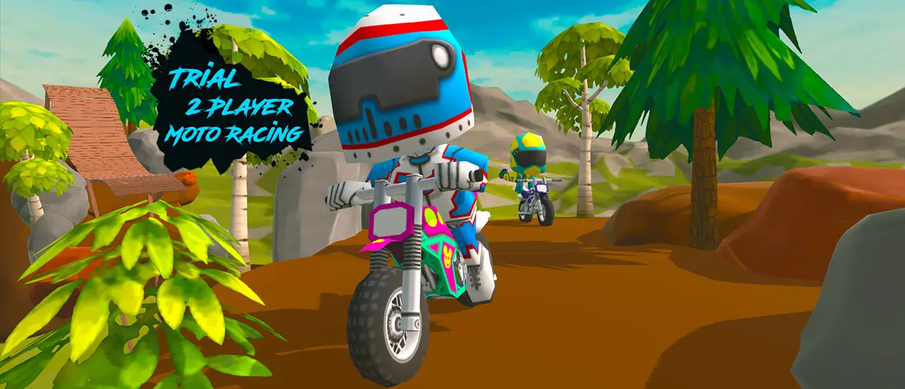 Trial 2 Player Moto Racing