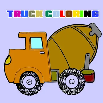 Trucks Coloring Book - Ücretsiz Boyama Oyunu
