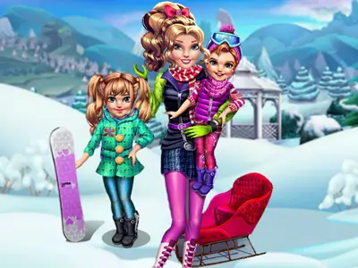 Twins Winter Fun! لعبة تلبيس وتسلية شتوية مجانية للأطفال