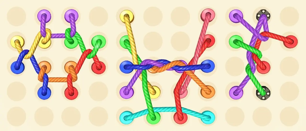 Twisted Rope Puzzle 3D Oyna - Bağlantı ve Zeka Oyunu