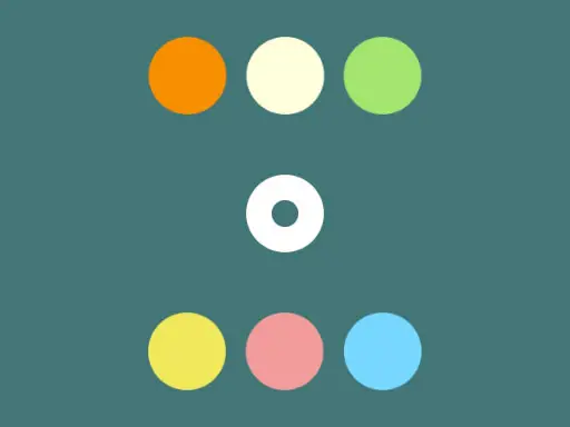 Two Rows Colors - Juego de puzzle para niños gratis y online