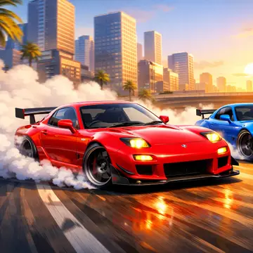 Two RX7 Drifters: Juego de conducción y drifting en línea gratis