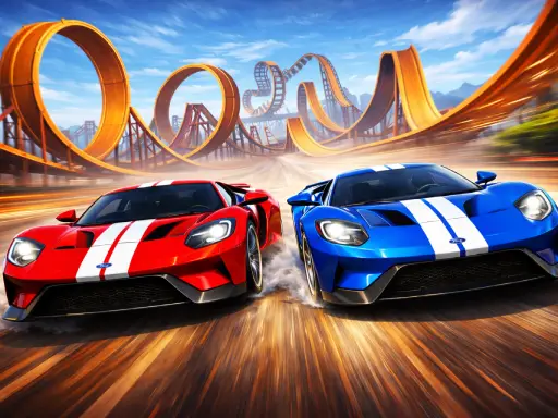 Two Stunt Supercars