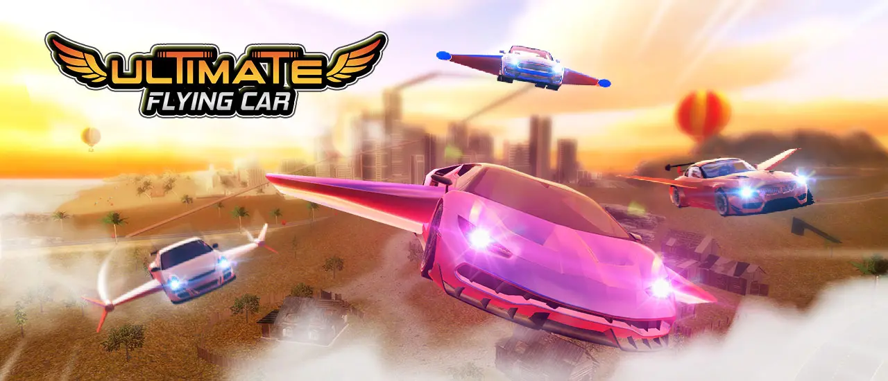 Ultimate Flying Car: Juego de coches voladores y carreras gratis