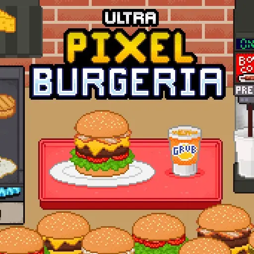 Ultra Pixel Burgeria - Play Cooking Game & Make Delicious Burgers
