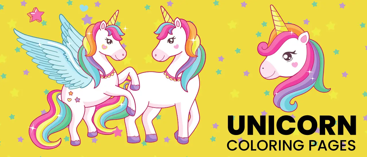 Unicorn Coloring Pages