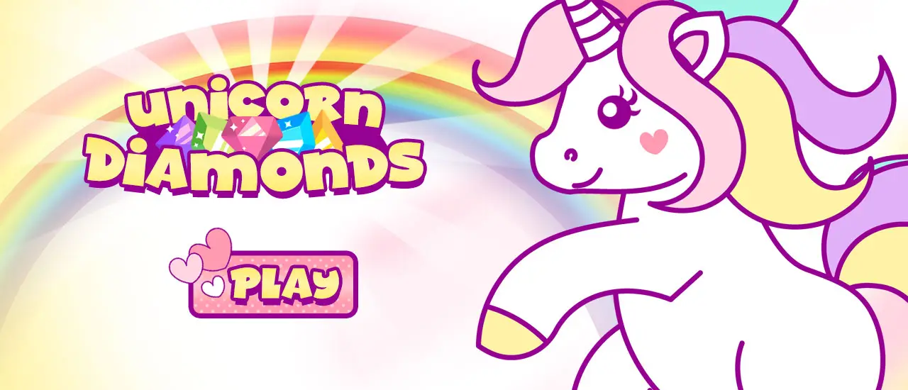 Unicorn Diamonds - Juego Match 3 Gratis para Jugar en Línea