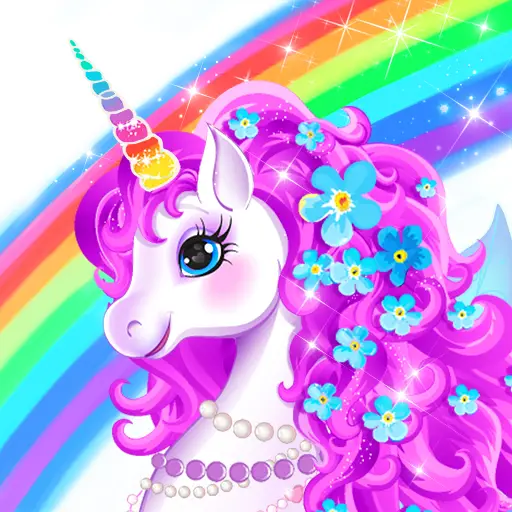 Unicorn Dress Up - Mädchen Spiele zum Anziehen & Spielen kostenlos