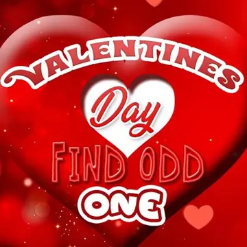 Valentine's Day Find Odd One Out - Free Online Play Game