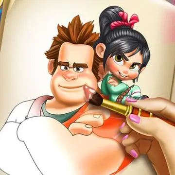 Vanellope Coloring Book - Jogue e Pinte com Vanellope e Ralph