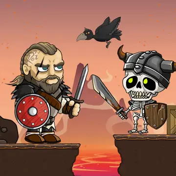 ヴァイキングvsスケルトン：無料オンラインアクションゲーム