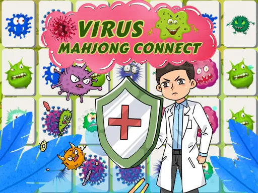 Virus Mahjong Connection - Jogue Online Grátis