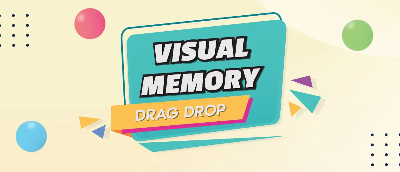 Visual Memory Drag Drop - Jogo de Memória e Quebra-Cabeça