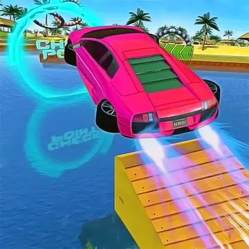 Water Car Stunt Racing 2019 - Play Free 3D Car Stunt Games