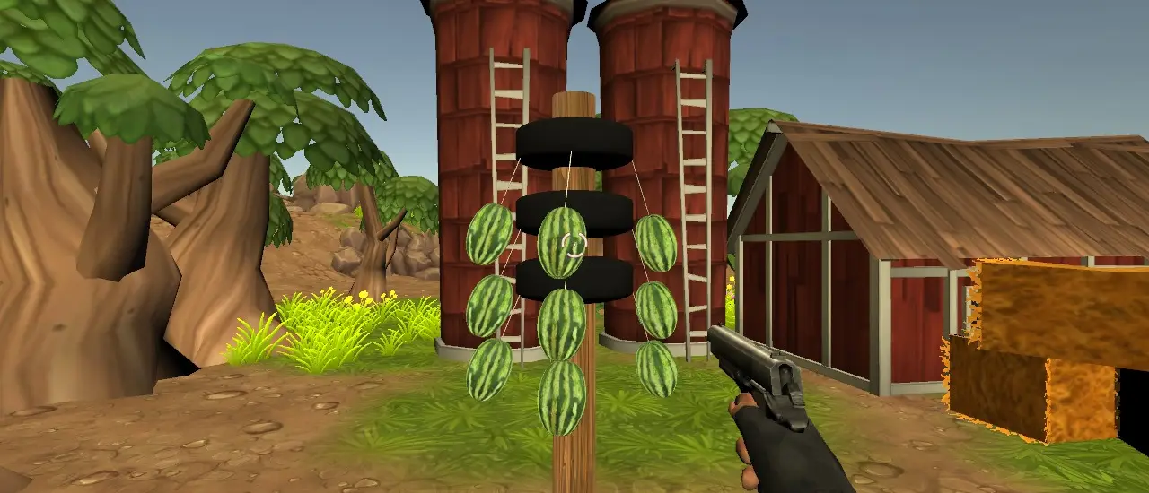 Watermelon Shooter - Jeu de Tir Gratuit en Ligne