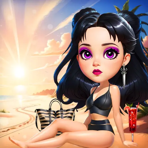 Wave Chic Ocean Fashion Frenzy - Kostenloses Modespiel für Mädchen