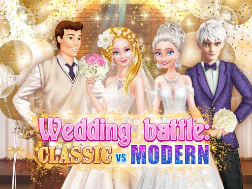 Wedding Battle Classic vs Modern – Kostenloses Spiel für Hochzeitsliebhaber