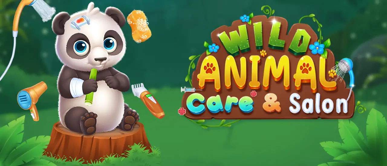 Wild Animal Care And Salon - Play Game for Kids & Animal Lovers