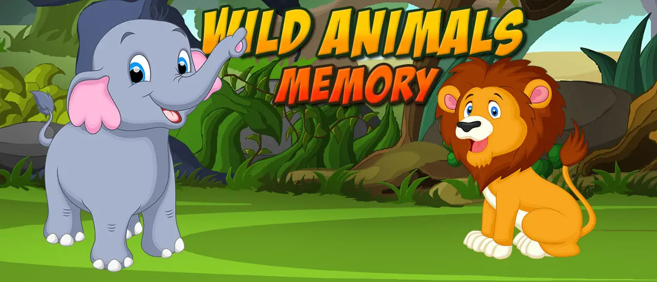 Wild Animals Memory - Ücretsiz Hayvanlar Hafıza Oyunu Oyna