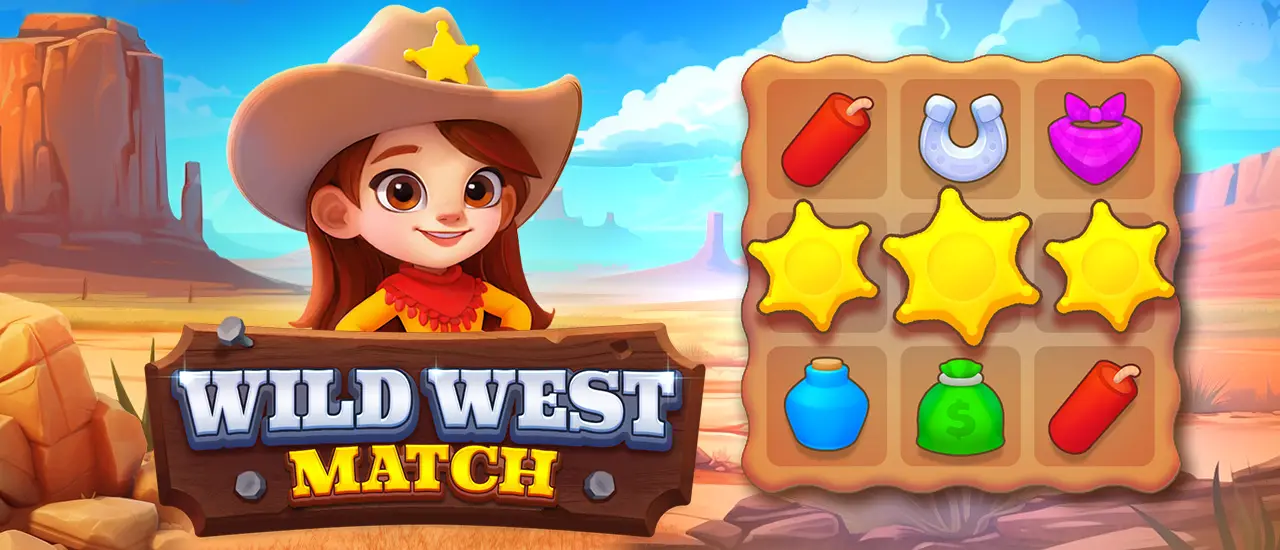 Wild West Match - Jogue Jogo Match-3 Grátis Online