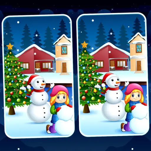 Winter Differences - Play Free Spot-the-Difference Puzzle Game Online