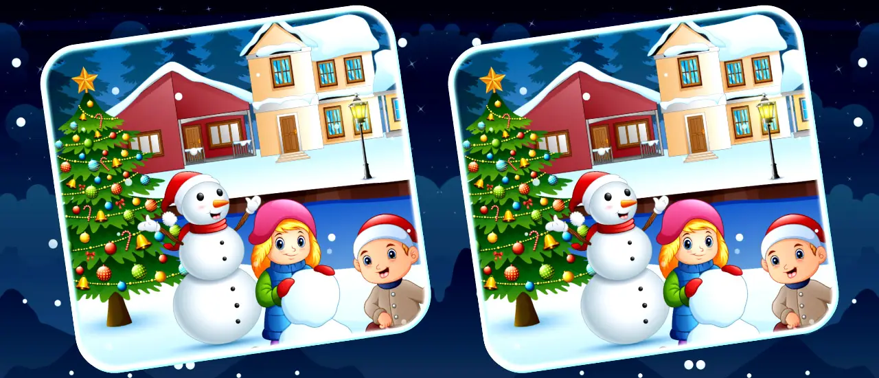 Winter Differences - Play Free Spot-the-Difference Puzzle Game Online
