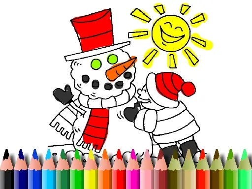 Winter Time Coloring – Kostenloses Malspiel für Kinder & Erwachsene