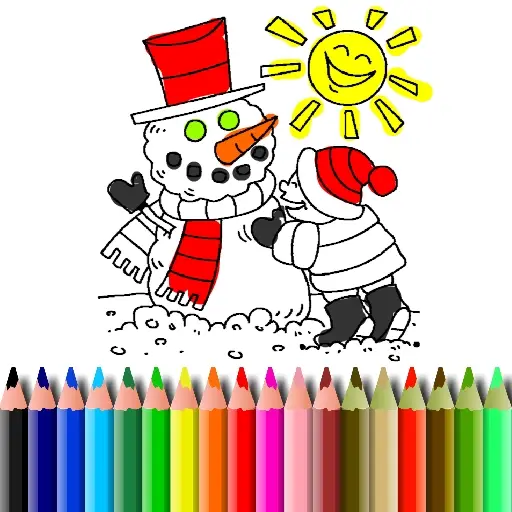 Winter Time Coloring – Kostenloses Malspiel für Kinder & Erwachsene